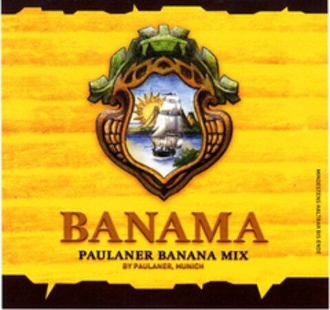 BANAMA PAULANER BANANA MIX Logo (DPMA, 27.10.2003)