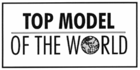 TOP MODEL OF THE WORLD Logo (DPMA, 03/08/2005)