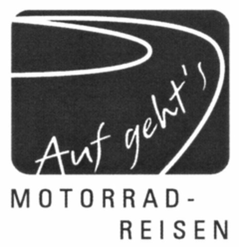 Auf geht's MOTORRAD-REISEN Logo (DPMA, 28.09.2005)