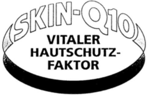 SKIN-Q10  VITALER HAUTSCHUTZ-FAKTOR Logo (DPMA, 27.08.1996)