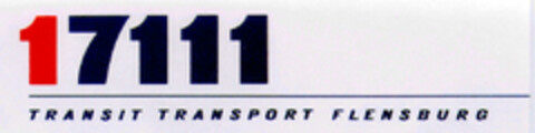 17111 TRANSIT TRANSPORT FLENSBURG Logo (DPMA, 08/29/1997)