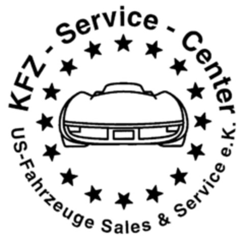 KFZ-Service-Center US-Fahrzeuge Sales & Service e.K. Logo (DPMA, 02.02.1999)