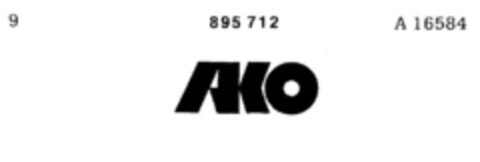 AKO Logo (DPMA, 29.07.1966)