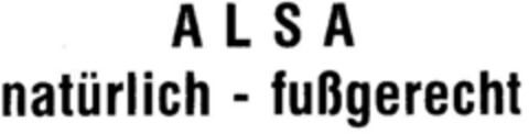 ALSA natürlich - fußgerecht Logo (DPMA, 06.05.1978)