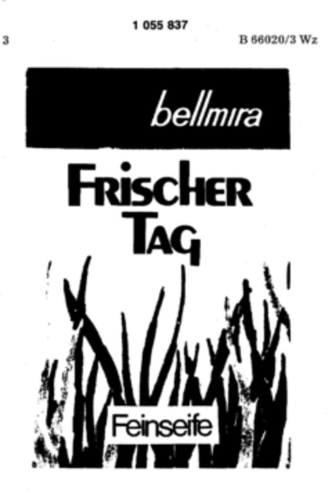 bellmira FRISCHER TAG Feinseife Logo (DPMA, 16.06.1980)