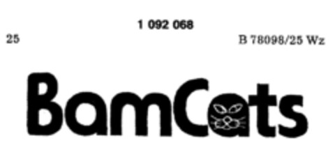 BamCats Logo (DPMA, 11/15/1985)