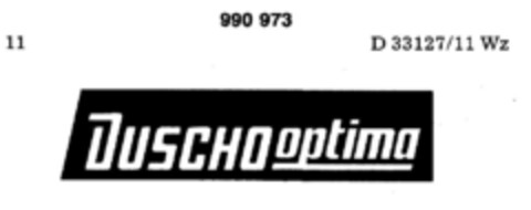 DUSCHO optima Logo (DPMA, 05.02.1979)