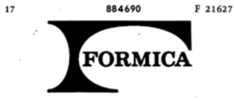 FORMICA Logo (DPMA, 30.04.1970)
