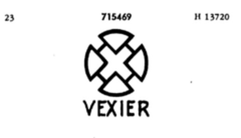 VEXIER Logo (DPMA, 24.09.1957)