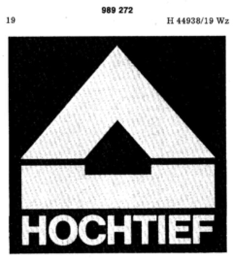 HOCHTIEF Logo (DPMA, 16.11.1978)