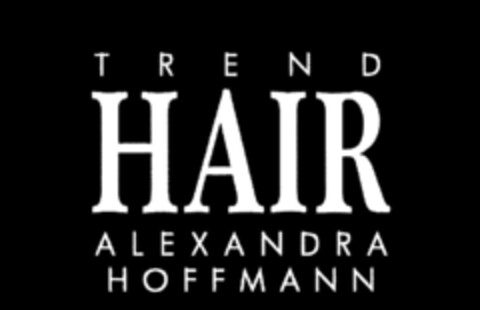TREND HAIR ALEXANDRA HOFFMANN Logo (DPMA, 10.09.1992)