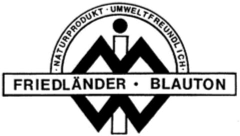 FRIEDLÄNDER · BLAUTON Logo (DPMA, 17.10.1991)