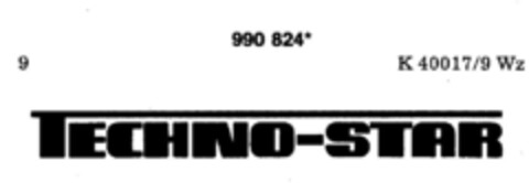 TECHNO-STAR Logo (DPMA, 11/24/1978)