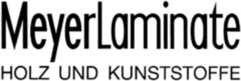 MeyerLaminate HOLZ UND KUNSTSTOFFE Logo (DPMA, 10/25/1991)