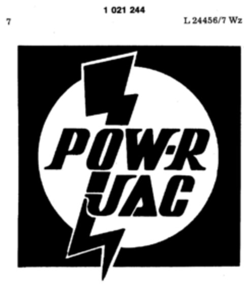 POW-R JAC Logo (DPMA, 08.09.1980)