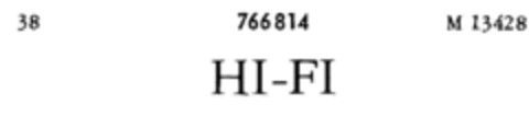 HI-FI Logo (DPMA, 03/24/1958)