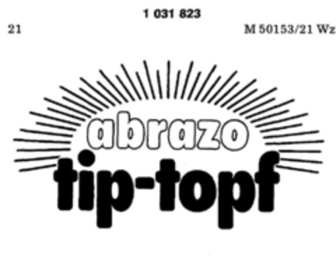 abrazo tip-topf Logo (DPMA, 04.08.1981)