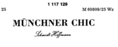 MÜNCHNER CHIC Logo (DPMA, 05.06.1987)