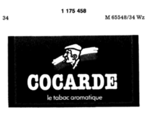 COCARDE le tabac aromatique Logo (DPMA, 05.08.1989)