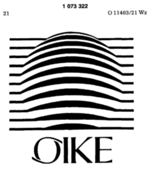 OIKE Logo (DPMA, 27.10.1983)