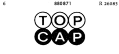 TOP CAP Logo (DPMA, 10/27/1969)
