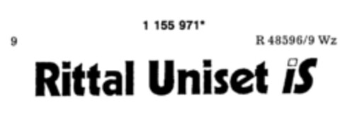 Rittal Uniset IS Logo (DPMA, 13.10.1989)