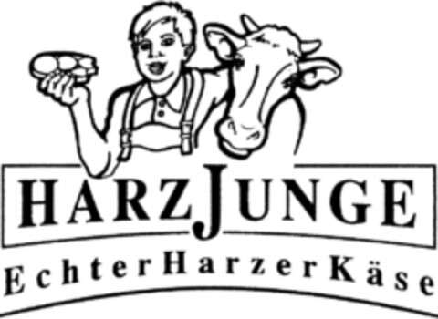 HARZJUNGE EchterHarzerKäse Logo (DPMA, 15.09.1992)