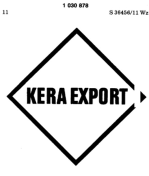 KERA EXPORT Logo (DPMA, 07.07.1981)