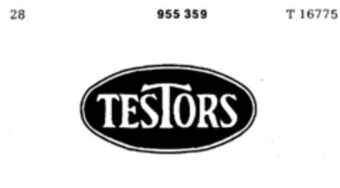 TESTORS Logo (DPMA, 11.06.1975)