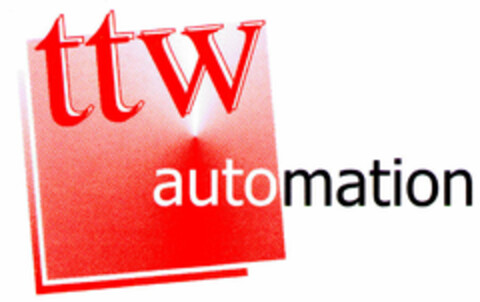 ttw automation Logo (DPMA, 06.05.2000)