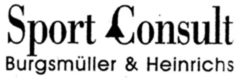 Sport Consult Burgsmüller & Heinrichs Logo (DPMA, 02.08.2000)