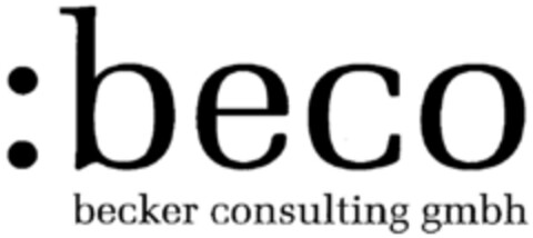 :beco becker consulting gmbh Logo (DPMA, 31.10.2000)