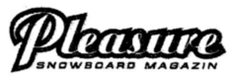 Pleasure SNOWBOARD MAGAZIN Logo (DPMA, 12.12.2000)
