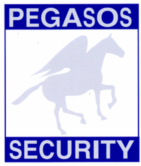 PEGASOS SECURITY Logo (DPMA, 30.04.2001)