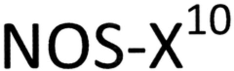 NOS-X10 Logo (DPMA, 03/03/2008)