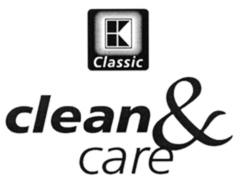 K Classic clean & care Logo (DPMA, 04/25/2008)