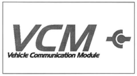 VCM Vehicle Communication Module Logo (DPMA, 05.11.2009)