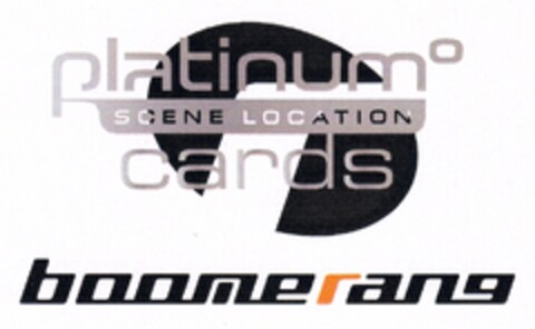 platinum SCENE LOCATION cards Logo (DPMA, 30.11.2009)