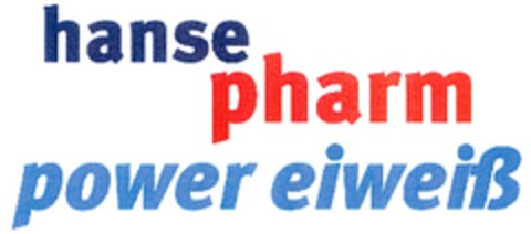 hanse pharm power eiweiß Logo (DPMA, 14.02.2011)