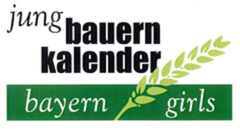 jung bauern kalender bayern girls Logo (DPMA, 19.04.2011)