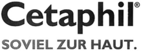 Cetaphil SOVIEL ZUR HAUT. Logo (DPMA, 22.06.2011)