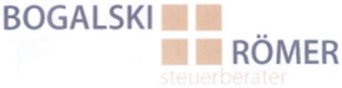 BOGALSKI RÖMER steuerberater Logo (DPMA, 25.11.2011)