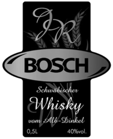 JR BOSCH Schwäbischer Whisky vom Alb-Dinkel Logo (DPMA, 29.10.2012)