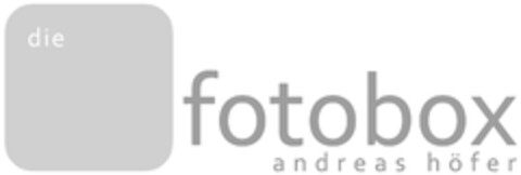 die fotobox andreas höfer Logo (DPMA, 24.06.2014)