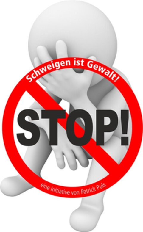 STOP! Schweigen ist Gewalt! eine Initiative von Patrick Puls Logo (DPMA, 16.09.2014)