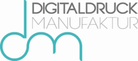 dm DIGITALDRUCK MANUFAKTUR Logo (DPMA, 20.05.2015)