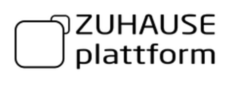 ZUHAUSE plattform Logo (DPMA, 06/22/2015)