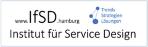 www.IfSD.hamburg Trends Strategien Lösungen Institut für Service Design Logo (DPMA, 24.11.2017)