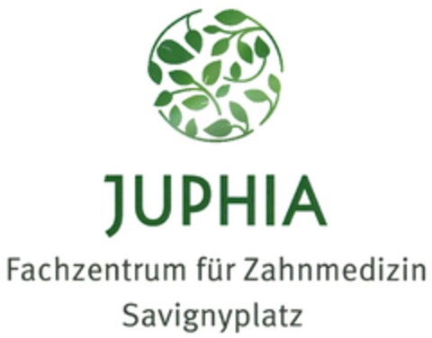 JUPHIA Fachzentrum für Zahnmedizin Savignyplatz Logo (DPMA, 07/20/2018)