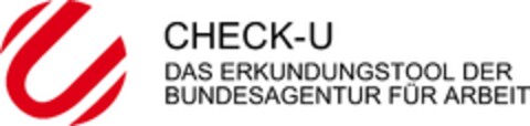 CHECK-U DAS ERKUNDUNGSTOOL DER BUNDESAGENTUR FÜR ARBEIT Logo (DPMA, 12/11/2020)